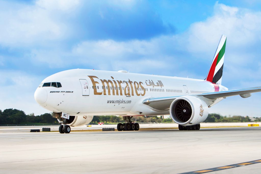 opóźniony lot Emirates